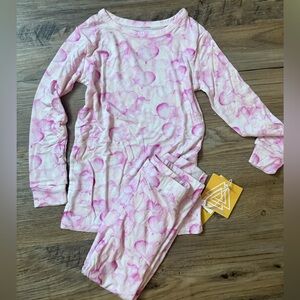 Pink Heart Muse Bamboo Pajamas Set